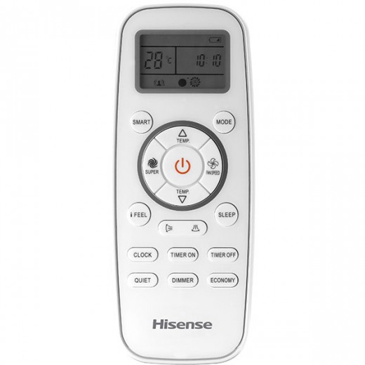Aer conditionat  HISENSE Eco Smart, 12000 BTU, A++/A+, Wi-Fi, kit instalare inclus, alb