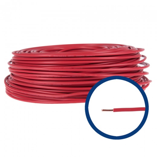 Cablu electric 100m FY4 rosu