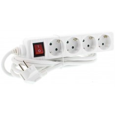 Prelungitor 4 prize Schuko 3 metri lungime cu intrerupator cablu 3xG1.5mmp Well